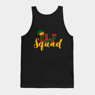 Elf Squad Christmas Humor Tank Top